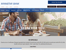 Tablet Screenshot of minnstarbank.com